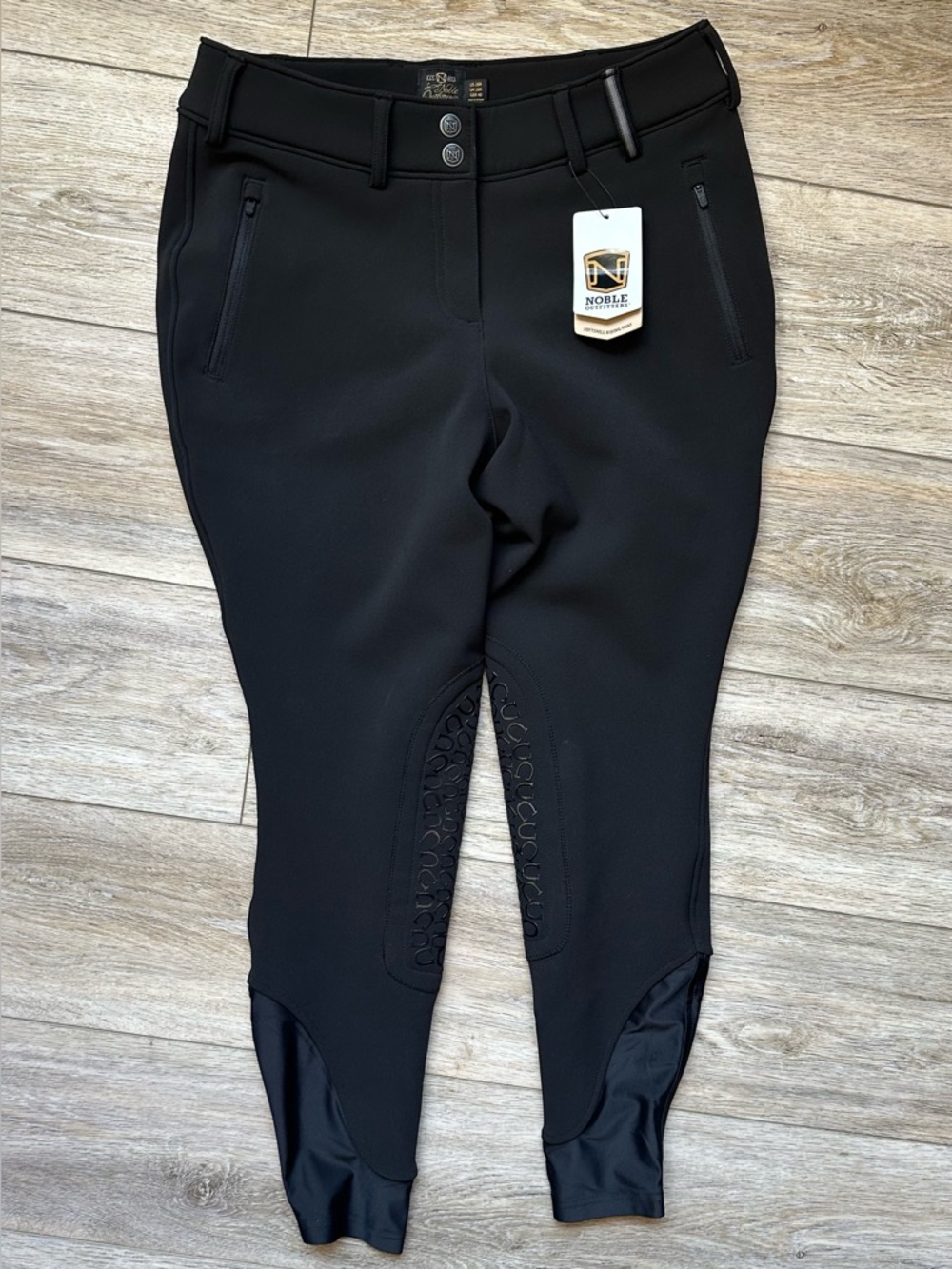 Noble Equestrian Softshell Winter Riding Pant Black Size 28 NWT